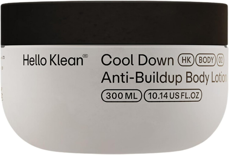 Hello Klean Cool Down Anti-Buildup Body Lotion - For Congestion-Prone Skin - Reduces Oiliness - Fights Against Hard Water - Comforting & Cooling for Instant Relief - Reset your Skin