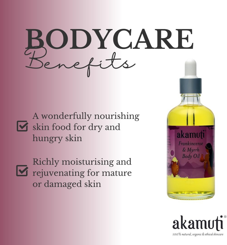 Akamuti Frankincense & Myrrh Body Oil 100ml