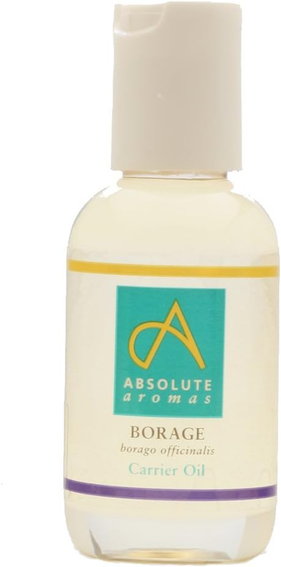 Absolute Aromas Borage Oil 150ml - Pure, Natural, Vegan and Cruelty Free  Versatile, Moisturising Carrier Oil for Body and Facial Massage