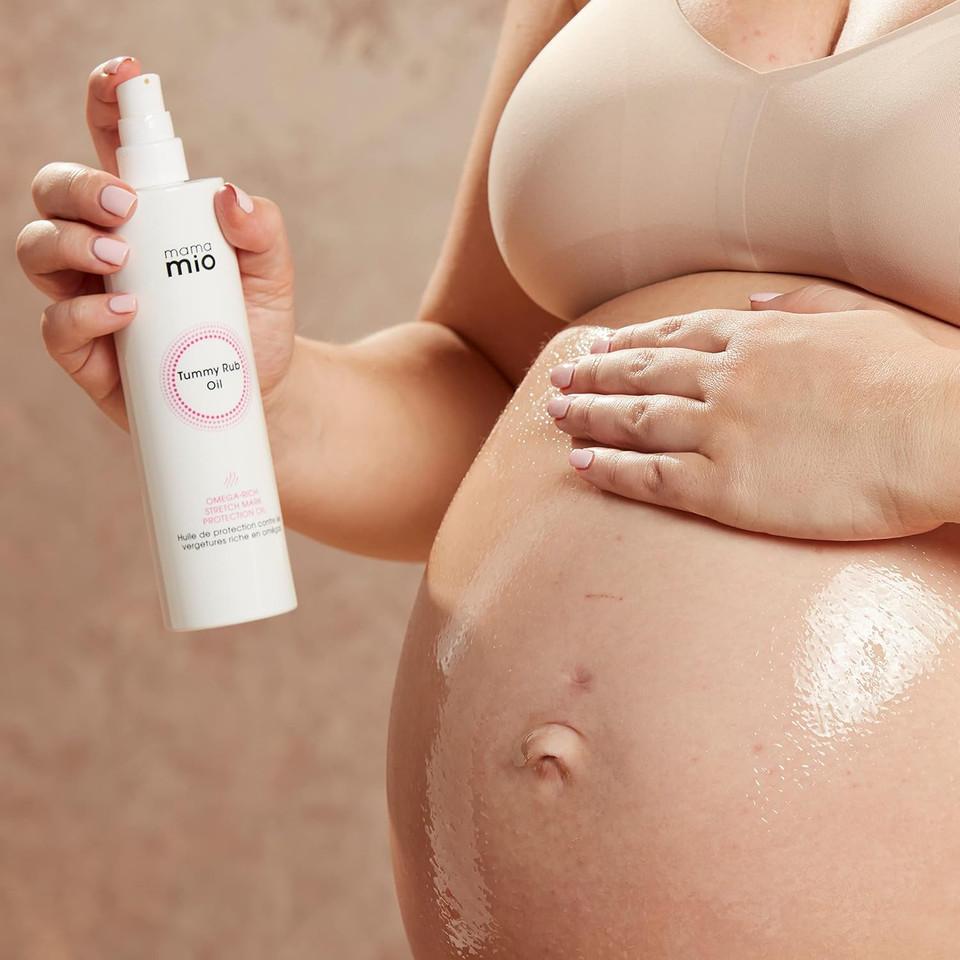 Mama Mio Tummy Rub Oil - Supersize 200ml | Suitable for pregnant women, Vegan, Cruelty-free, Dermatologically tested