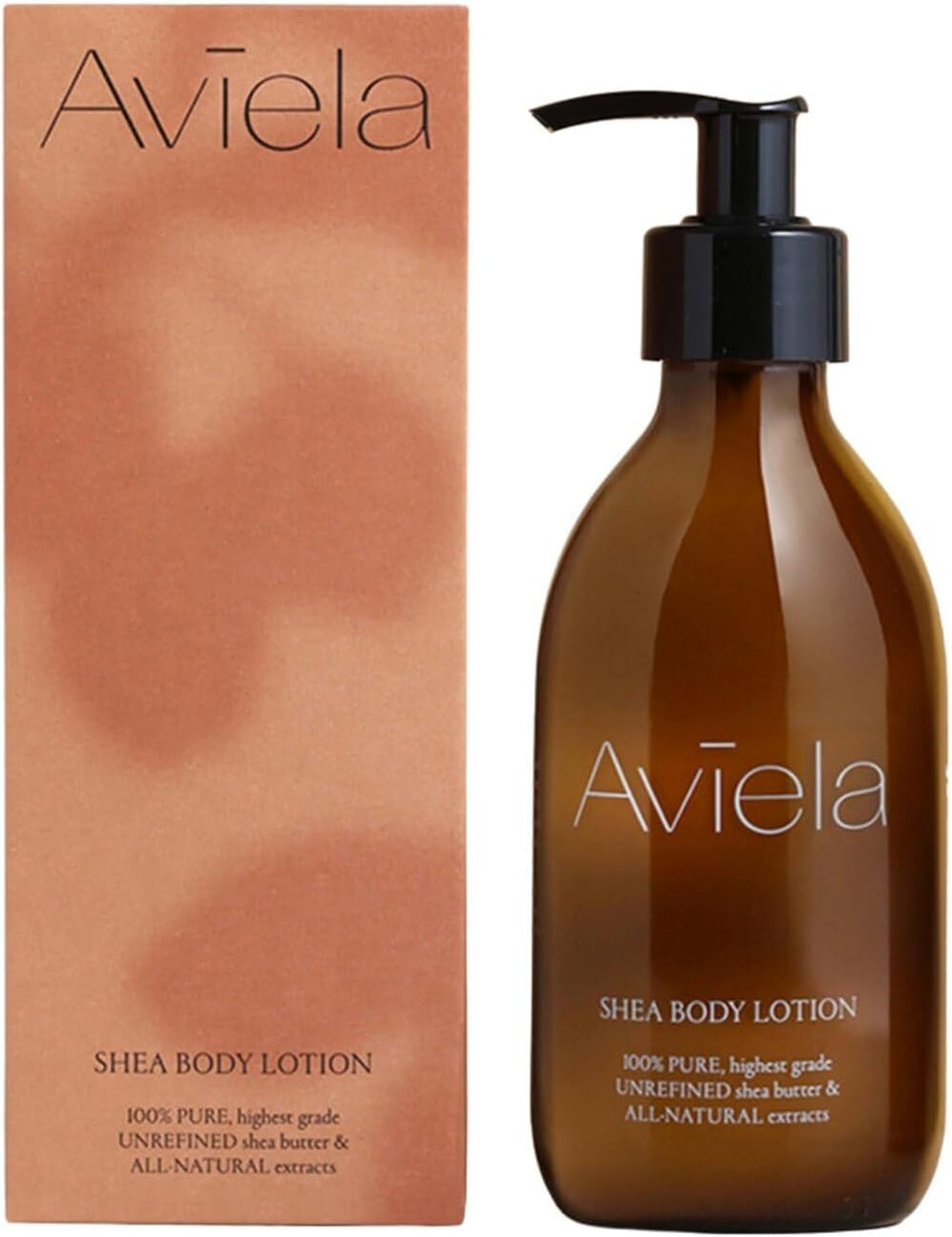 Aviela Shea Butter Body Lotion, Contains Cocoa Butter, Extremely Hydrating & Moisturising, Vegan & Cruelty Free, African Shea Butter 100% Natural Skin Care, 250ml Aviela Shea Butter Body Lotion, Contains Cocoa Butter, Extremely Hydrating & Moisturising, Vegan & Cruelty Free, African Shea Butter 100% Natural Skin Care, 250ml