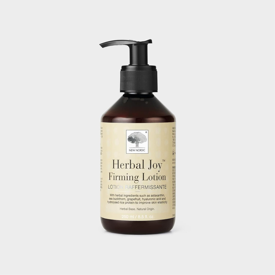 New Nordic Herbal Joy Firming Body Lotion with Shea Butter for Hydrated Skin, Smoothing, Firming, & Nourishing Formula for a Youthful Glow, 250ml