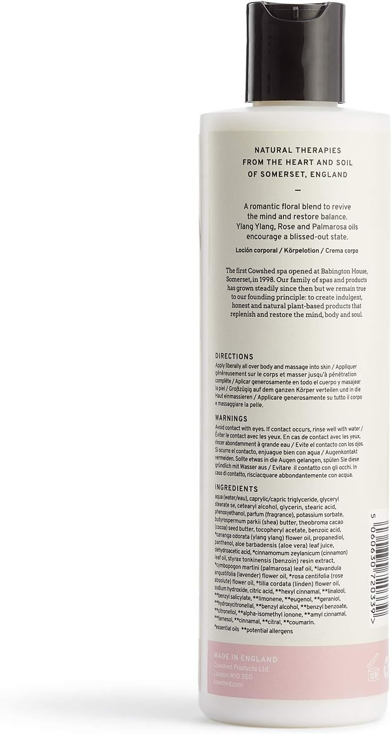 Cowshed Indulge Blissful Rose, Lavender & Ylang Body Lotion, 300 ml