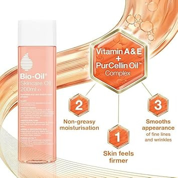 Bio-Oil Skincare Oil Bundle - Improve the Appearance of Scars, Stretch Marks and Skin Tone - 125 ml + 200 ml