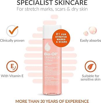 Bio-Oil Skincare Oil Bundle - Improve the Appearance of Scars, Stretch Marks and Skin Tone - 125 ml + 200 ml