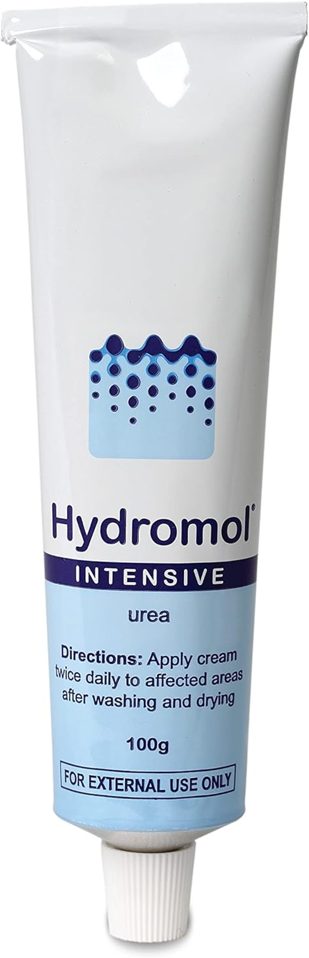 Hydromol Intensive, 10 % Urea Cream, for dry and itchy skin, Eczema and Dermatitis, soothing and moisturising, suitable for sensitive skin, unfragranced, SLS Free, for Adults and the elderly,100 g
