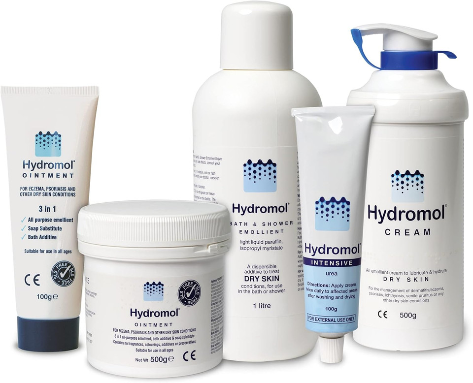 Hydromol Intensive, 10 % Urea Cream, for dry and itchy skin, Eczema and Dermatitis, soothing and moisturising, suitable for sensitive skin, unfragranced, SLS Free, for Adults and the elderly,100 g