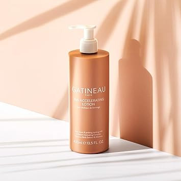 Gatineau - Tan Accelerating Lotion Duo Pack (400ml x 1, 200ml x 1) Enhance Natural Tanning, For Face & Body