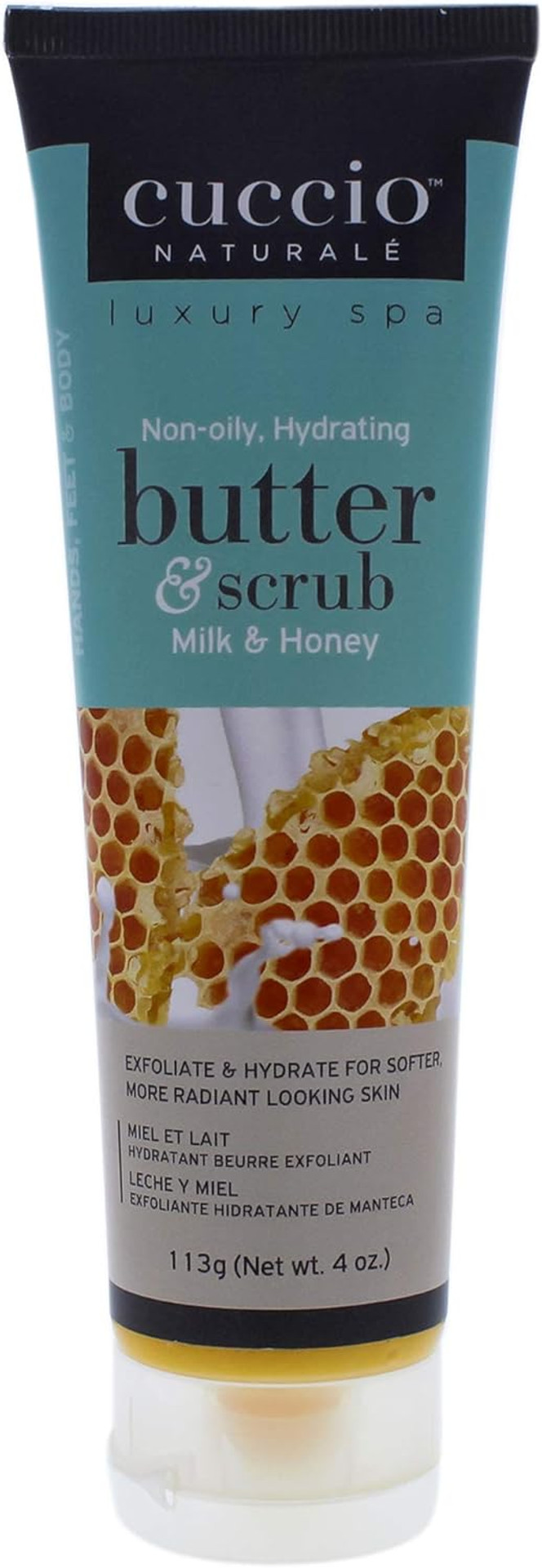 Cuccio Milk & Honey Butter Scrub Tube 4oz