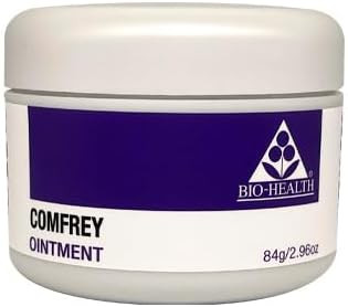 Bio-Health Comfrey Body Ointment for Bruising and Sport Injuries, Painful Joints and Bones Relief, Suitable for Most Skin Types, Cruelty Free Moisturiser with Natural Oils 84g