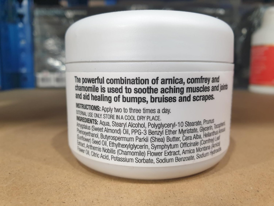 Bio-Health Arnica, Comfrey & Chamomile Body Ointment, Soothes Aching Muscles and Joints, Bruises and Scrapes Relief, Paraben Free Moisturises with Sweet Almond and Shea Butter Base, 84g