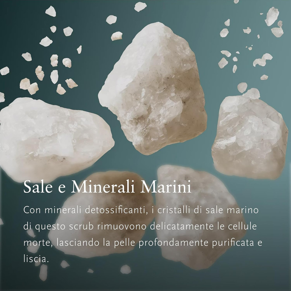 RITUALS Body Scrub The Ritual of Hammam - Body Salt Scrub Made with Coarse Sea Salt and Eucalyptus Oil - Made from 94% Natural Origin Ingredients - 300g