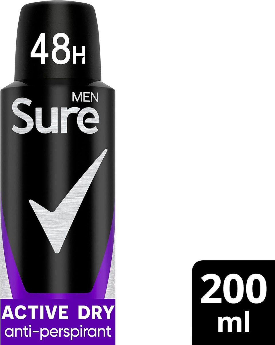 Sure Men Active Dry Anti-Perspirant Aerosol 200 ml