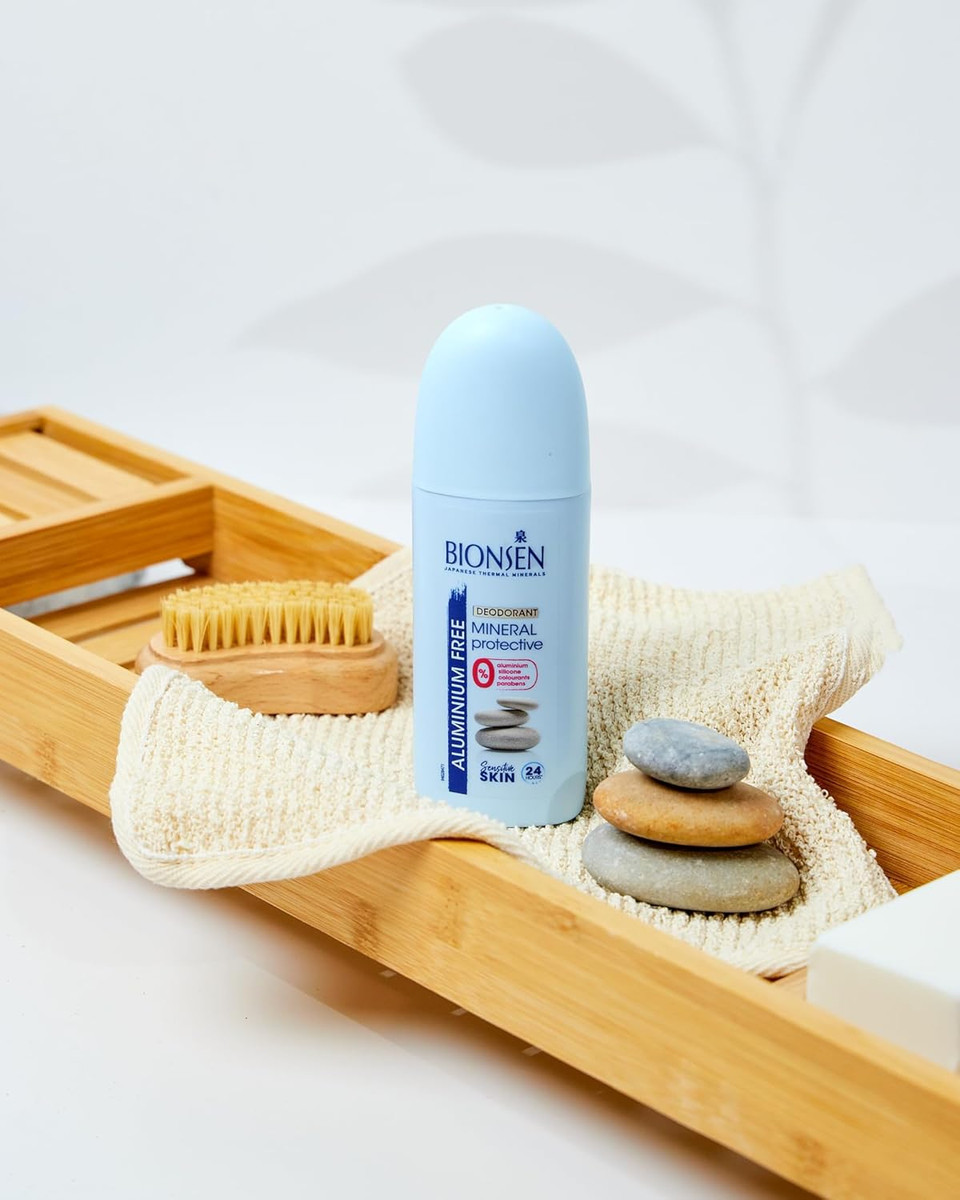 Bionsen Aluminium Free Mineral Protective Deodorant Paraben Free for Sensitive Skin, 100ml