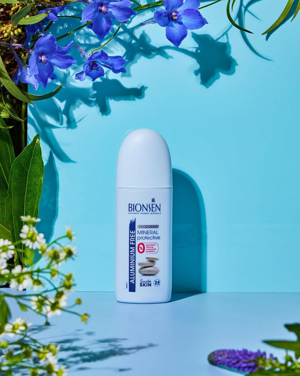 Bionsen Aluminium Free Mineral Protective Deodorant Paraben Free for Sensitive Skin, 100ml