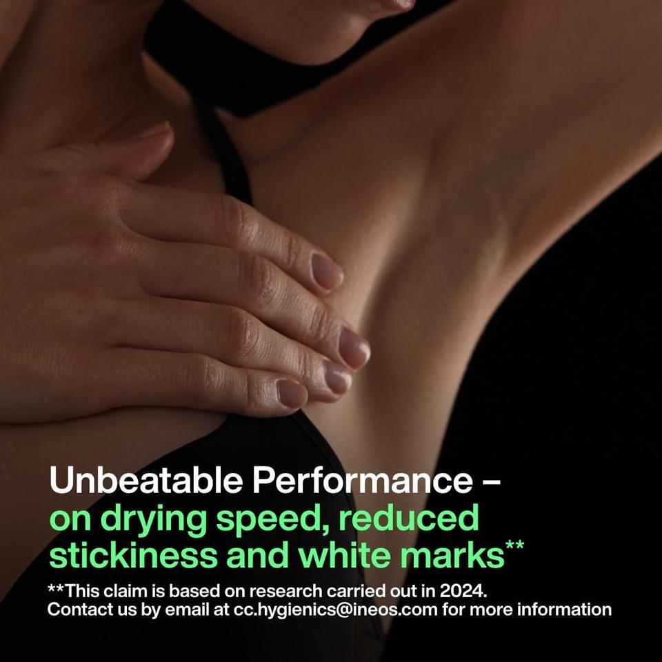 INEOS Skin Science - All Day + All Night 24H Freshness + Protection Antipersprirant Deodorant Roll On Geranium + Mint - With SkinActiv Cooling Tech - Plant Powered 50ml