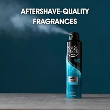 SOFT & GENTLE Desert Dry Men's Antiperspirant Deodorant Spray, 250ml