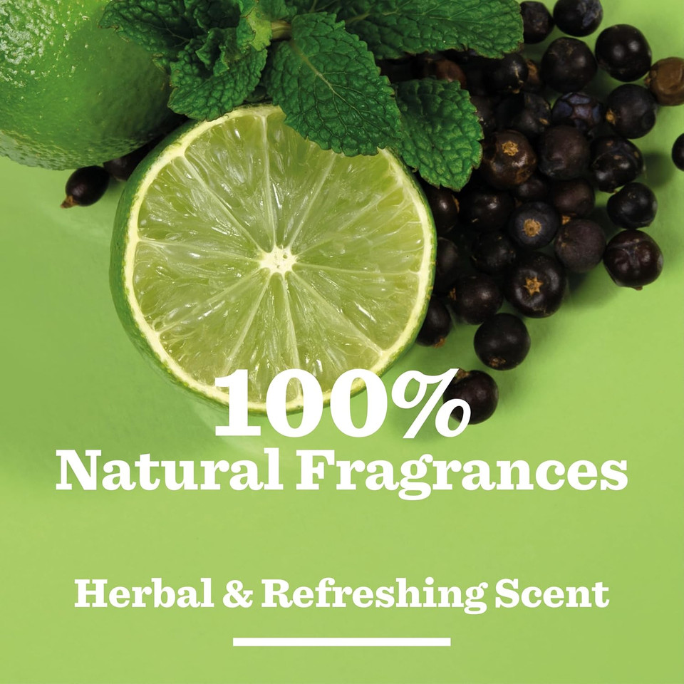 BULLDOG SKINCARE Lemon and Bergamot Roll On Natural Deodorant For Men 75 ml with Natural Fragrance Vegan Approved