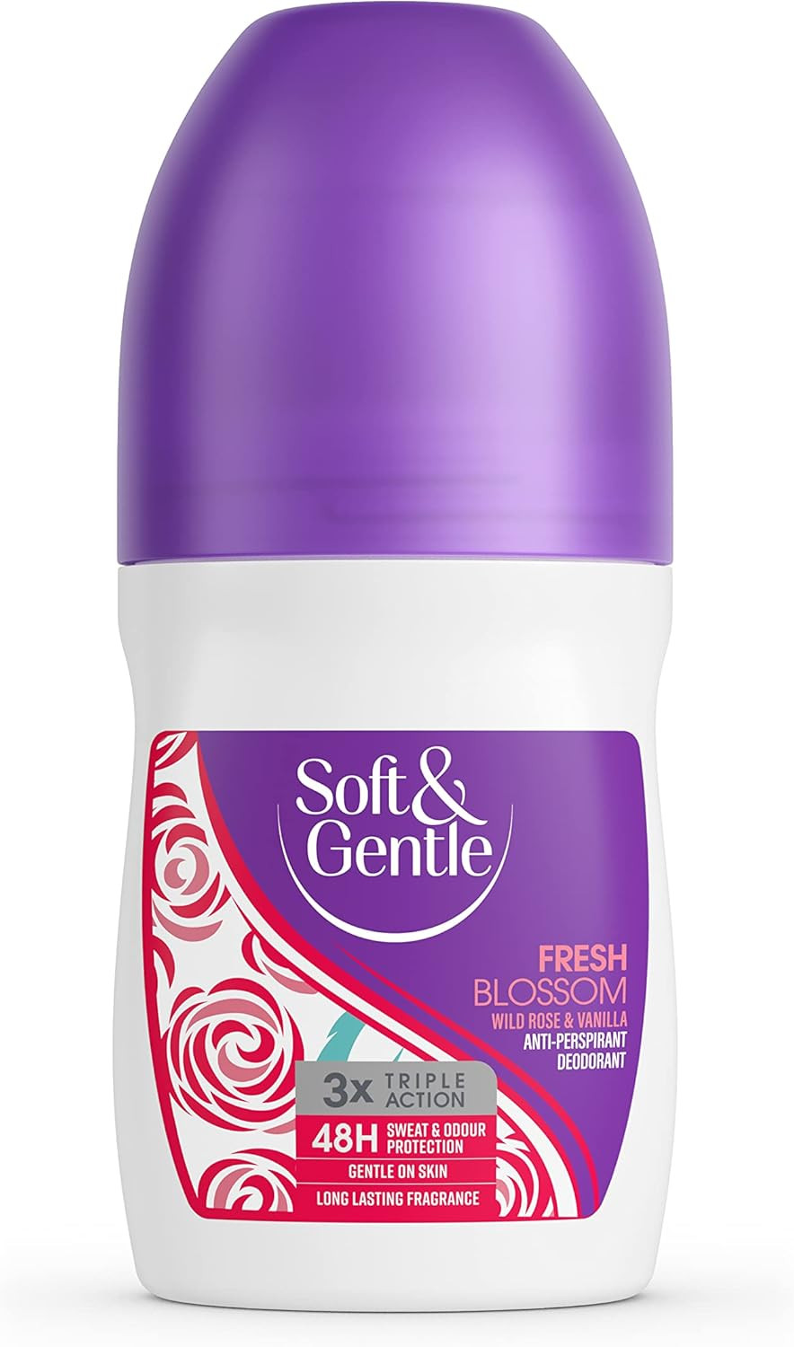 Soft & Gentle Orchid Desire Anti-Perspirant Roll On Deodorant 50ml