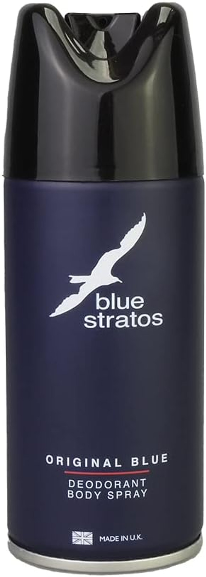 Blue Stratos Mens Body Spray Deodorant Original Blue 150ml