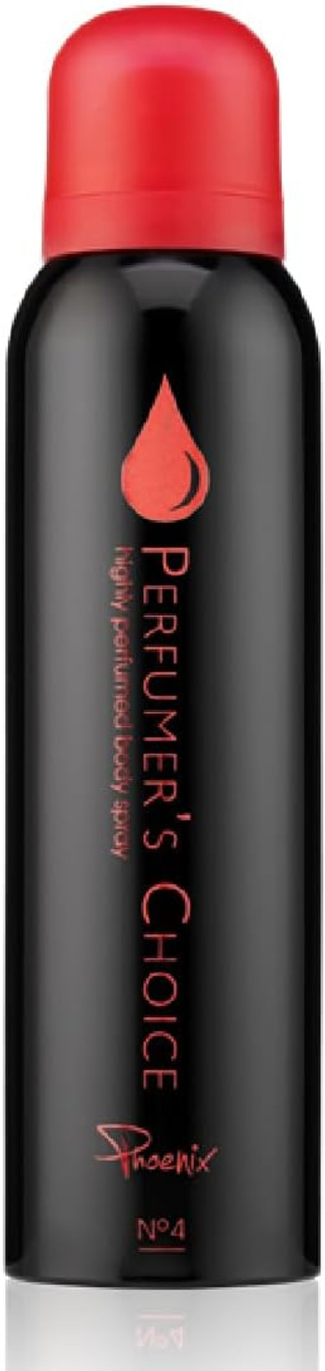 PERFUMER'S CHOICE No4 Phoenix 150ml Body Spray Perfume for Men and Women. Luxury Unisex Fragrance - Mens & Ladies Perfume, Long Lasting Fragrance & Aftershave by Milton-Lloyd
