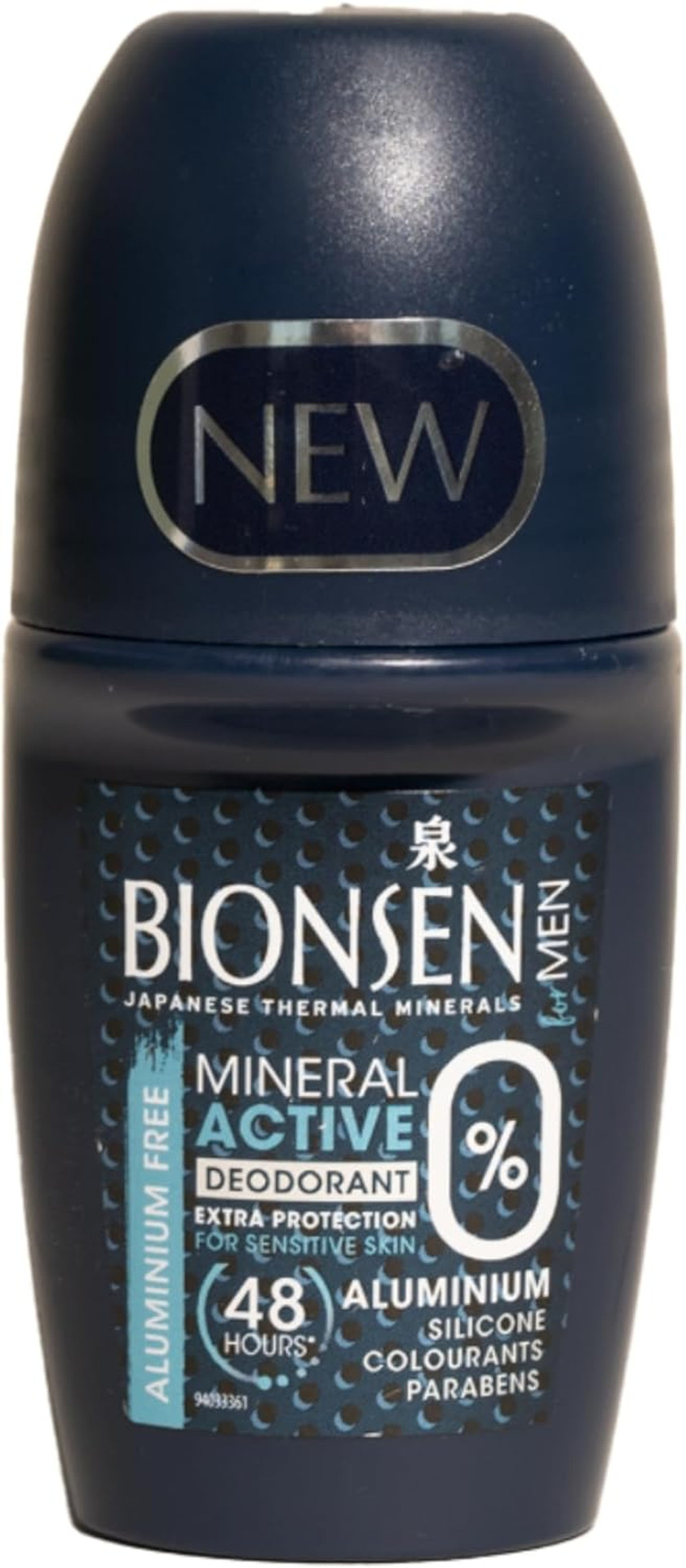 Bionsen Mineral Active men roll-on; Japanese Minerals; 48 Hrs Protection; 50 ml