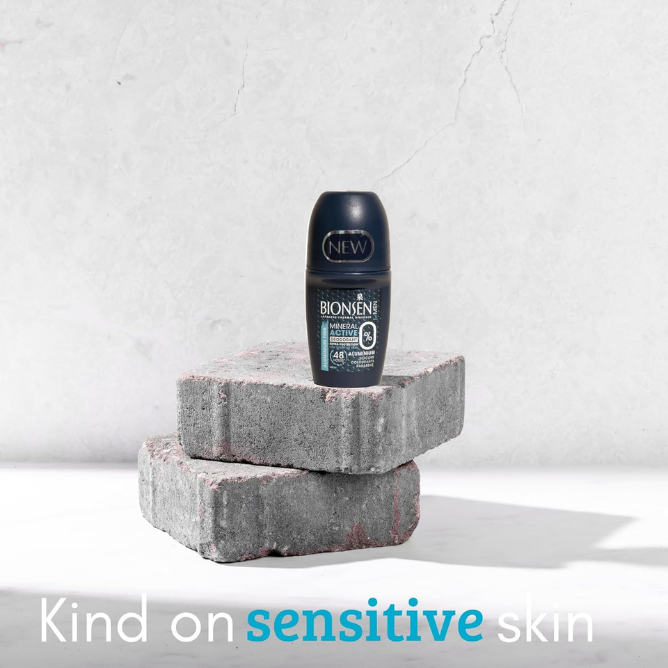 Bionsen Mineral Active men roll-on; Japanese Minerals; 48 Hrs Protection; 50 ml
