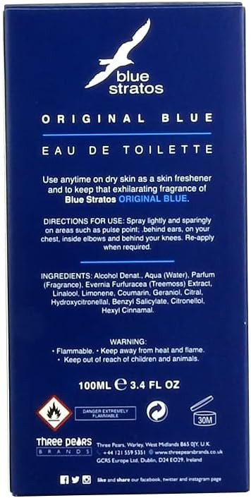 Blue Stratos 100ml Eau De Toilette