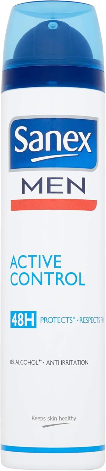 Sanex Dermo Active Control Deodorant Spray for Men, 250ml