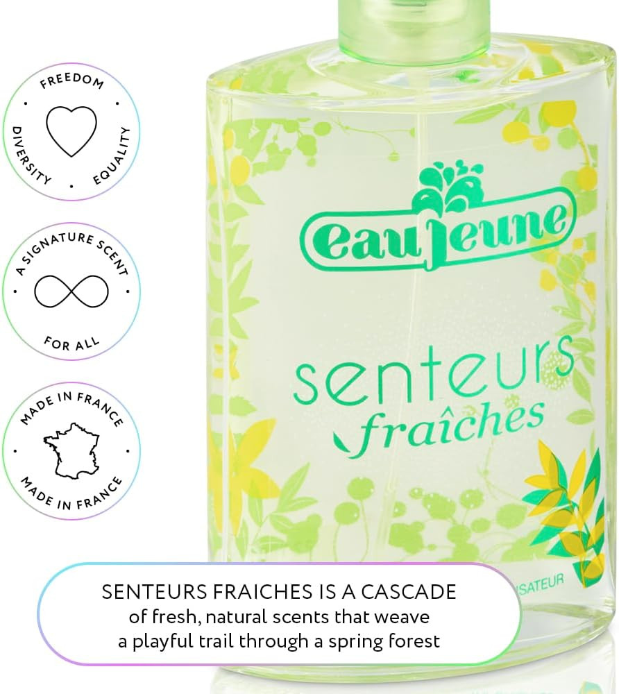 Eau Jeune Senteurs Fraiches Eau De Toilette 75ml Spray, Womens Perfume - Genuine Fragrance for Women and Girls, Gifts for Teenage Girls