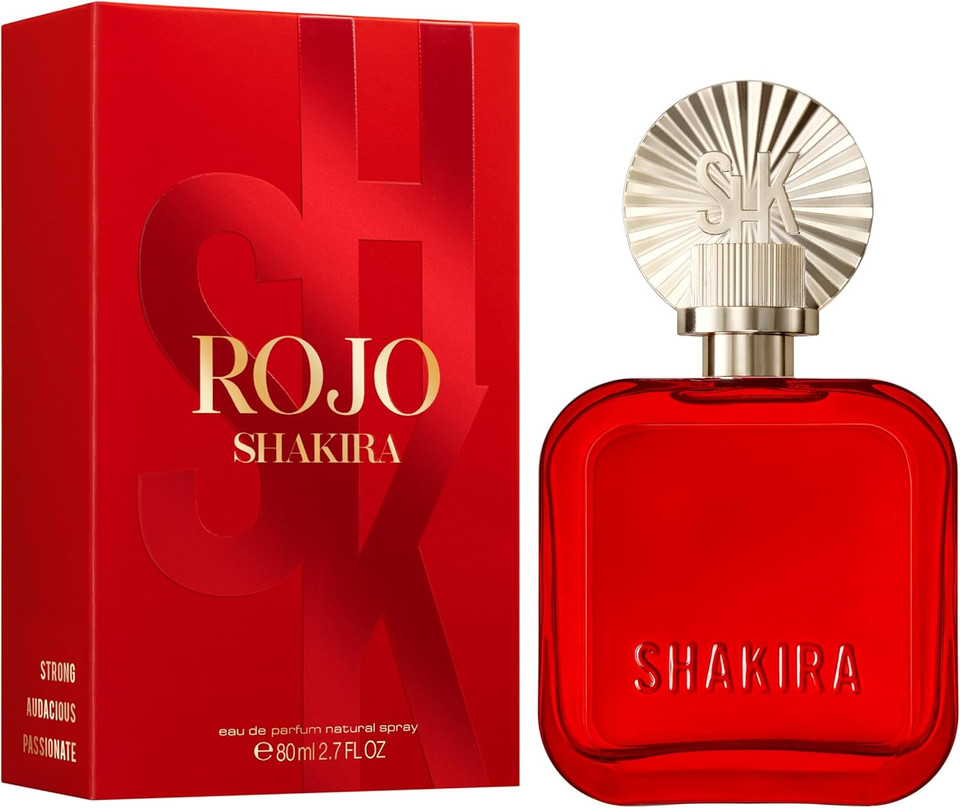 Shakira Perfumes - ROJO by Shakira Eau de Parfum For Women - Long Lasting - Powerful, Sensual and Charming Scent - Floral, Spicy and Amber Notes - Ideal for Day Wear - 50 ml