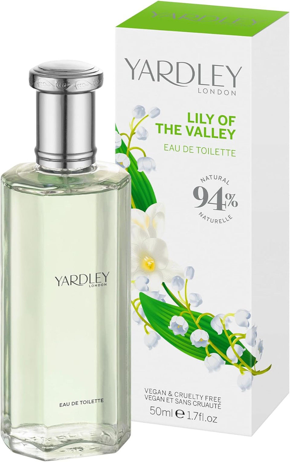 Yardley of London Lily of the Valley EDT/ Eau de Toilette Perfume for her 50ml