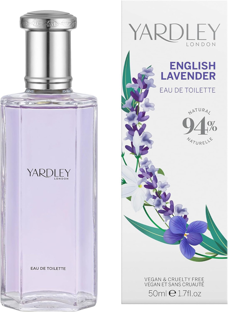 Yardley London English Lavender EDT/ Eau de Toilette Perfume, 50 Milliliters