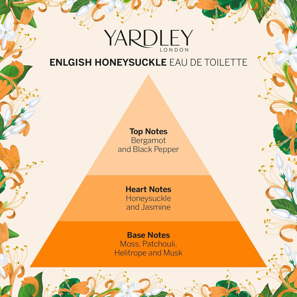 Yardley London English Honeysuckle Eau de Toilette 125ml