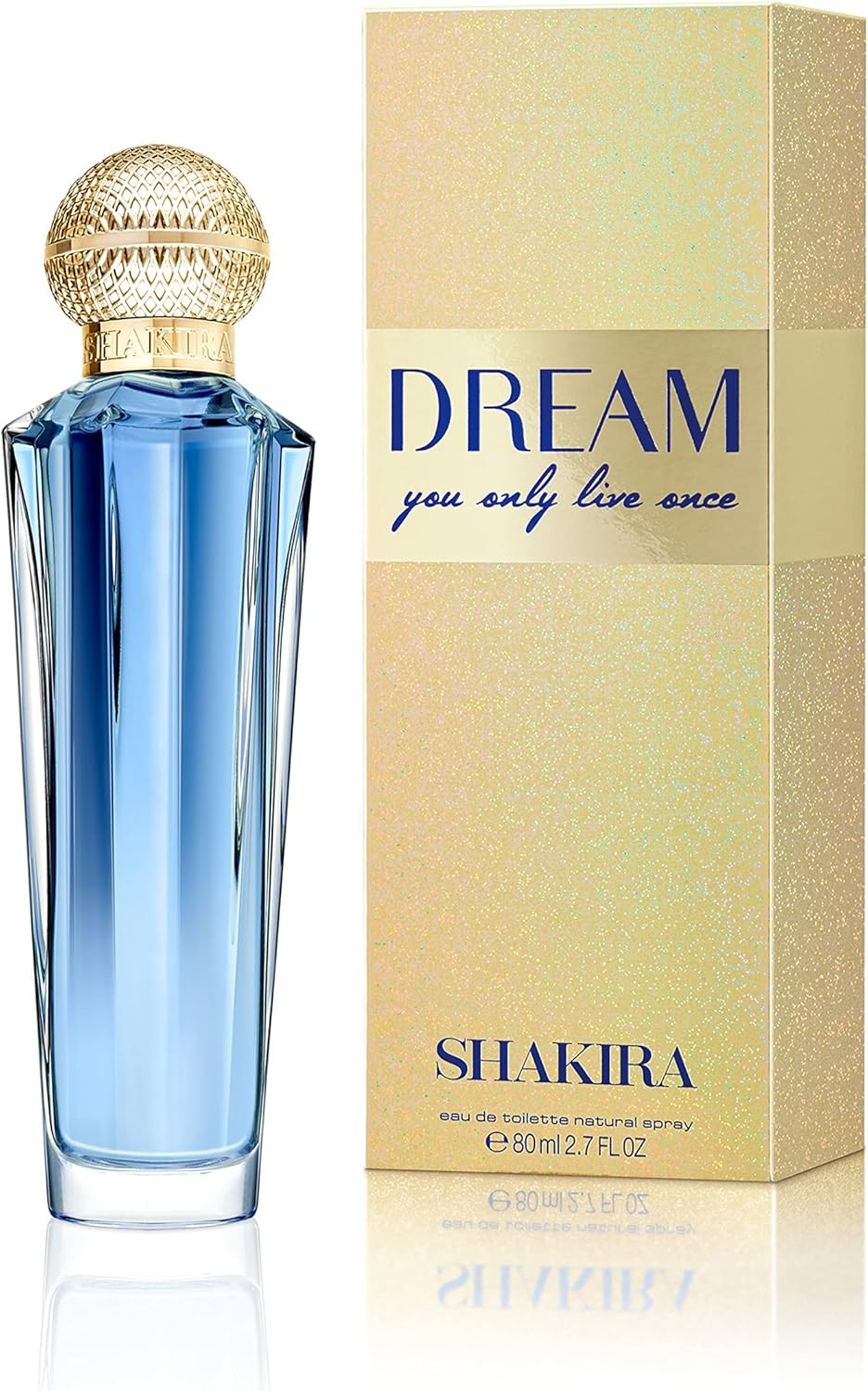 Shakira Perfume - Dream by Shakira for Women - Long Lasting - Fresh and Feminine Perfume - Vanilla, Citrus and Floral Notes - Ideal for Day Wear - 80 ml