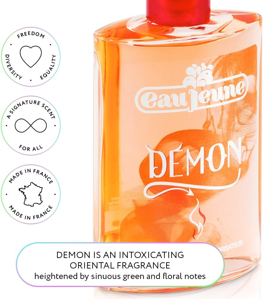 Eau Jeune Demon Eau De Toilette 75ml Spray, Womens Perfume - Genuine Fragrance for Women and Girls, Gifts for Teenage Girls