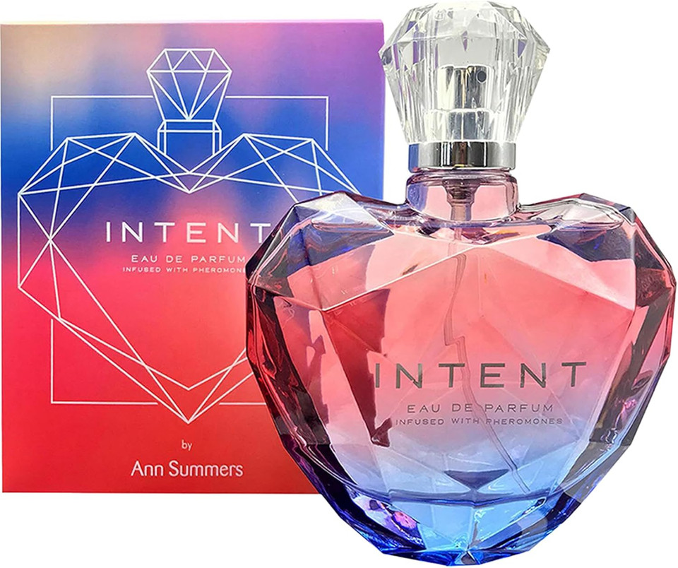 Ann Summers Intent Pheromone Perfume for Women (100ml Eau de Parfum)  Floral, Fruity Fragrance to Enhance Attraction  Citrus & Musk Notes, Heart-Shaped Bottle  Genuine Ann Summers Womens Perfume