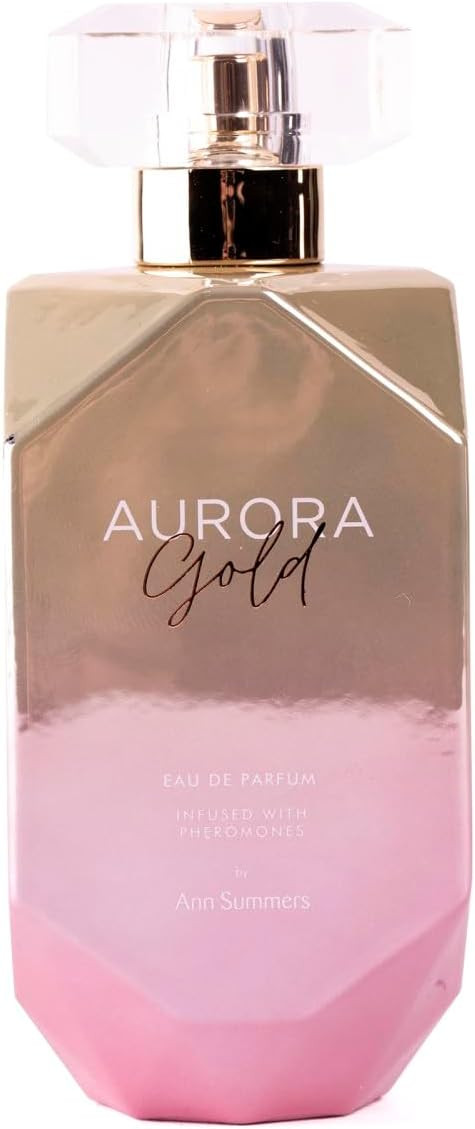 Ann Summers Aurora Gold Pheromone Perfume for Women (100ml Eau de Parfum)  Floral Fragrance to Enhance Attraction  Citrus Notes, Decorative Bottle  Womens Perfume