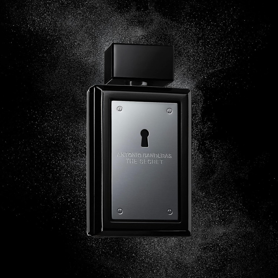 Banderas Perfumes - The Secret - Eau de Toilette for Men - Long Lasting - Elegant, Dynamic and Masculine Fragance - Fruity and Leather Notes - Ideal for Day Wear - 200ml