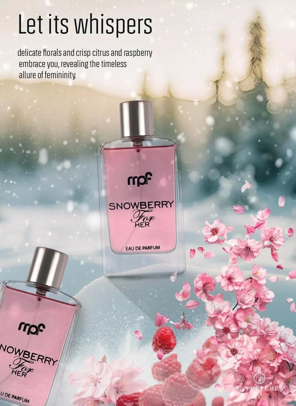 MPF My Perfumes Snowberry For Her Eau de Parfum For Women, 100ml Made in UAE MPF My Perfumes Snowberry For Her Eau de Parfum For Women, 100ml Made in UAE