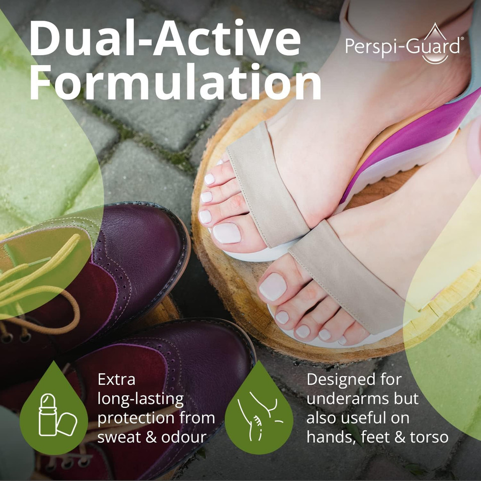 Perspi-Guard Maximum Strength Antiperspirant Wipes 14-Pack - 2 x 7pk Individually-Wrapped Antiperspirant Wipes for Women and Men - Effective Protection Against Excessive Sweating and Odour