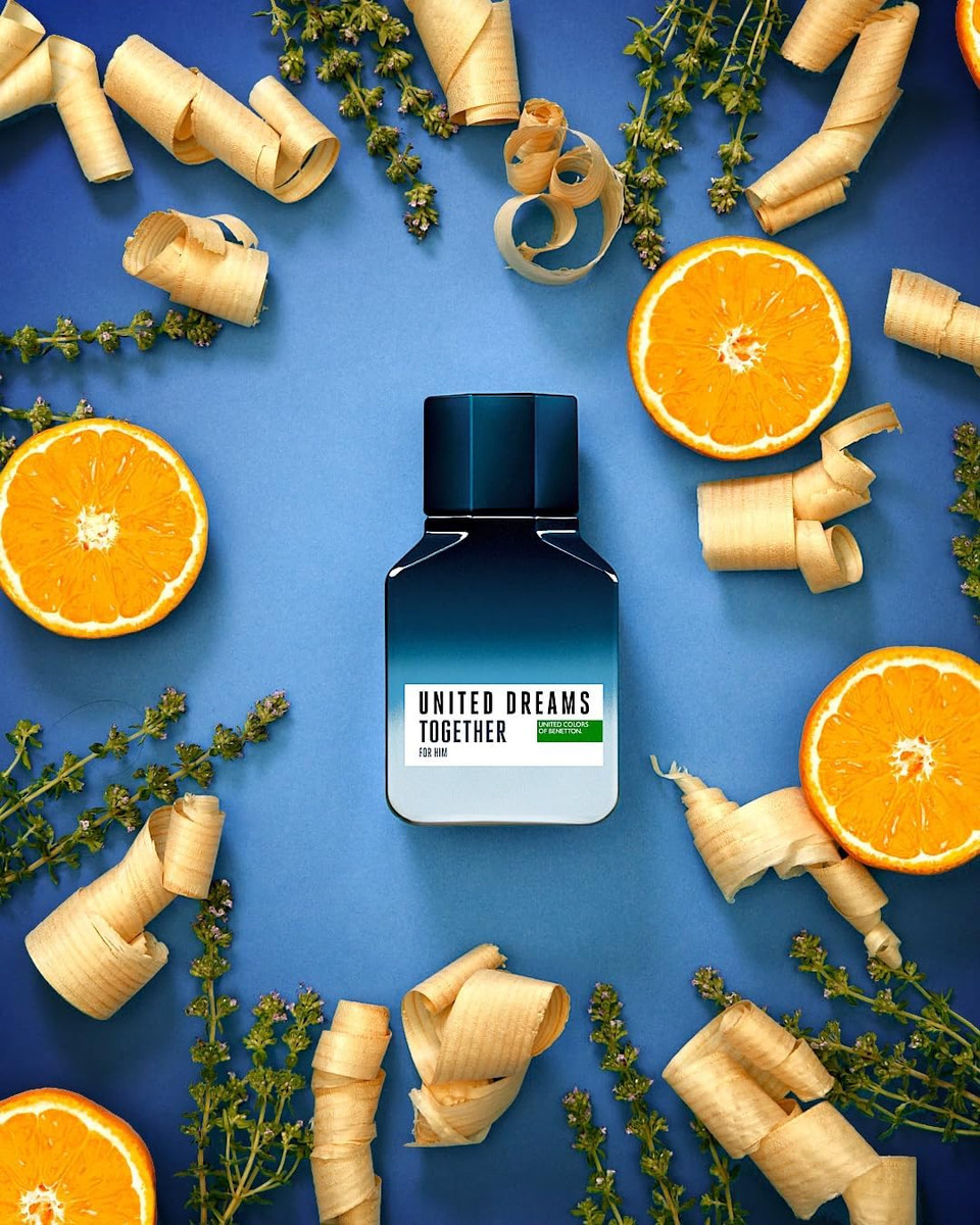 Benetton - United Dreams Together, Eau de Toilette for Men - Fresh, Casual and Masculine Fragance - Citrus and Spicy Notes - Ideal for Day Wear - 100 ml