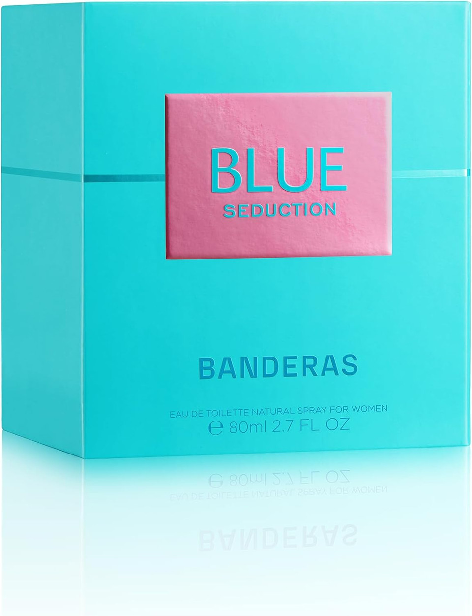 Banderas Perfumes - Blue Seduction Woman - Eau de Toilette for Women - Long Lasting - Fresh, Casual and Femenine Fragance - Floral Aquatic Notes - Ideal for Day Wear - 80 ml