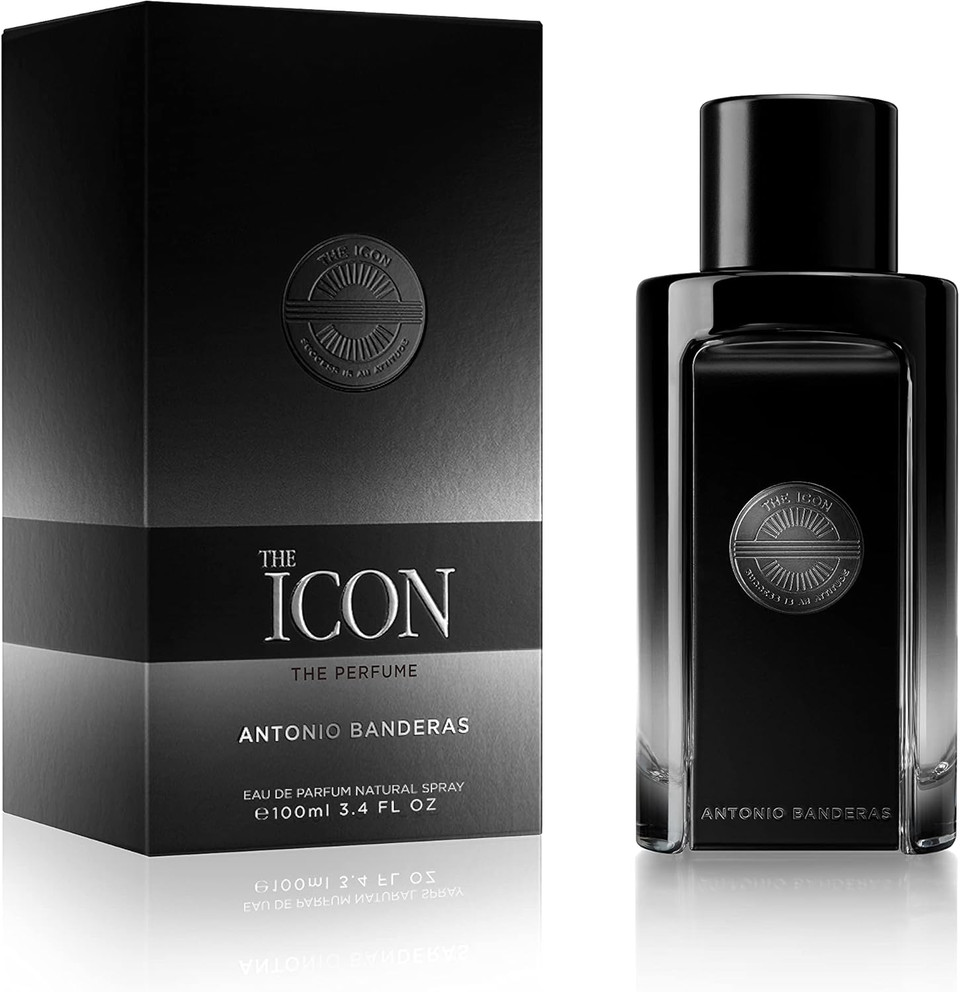Banderas - The Icon Eau De Perfume For Men - Long Lasting - Virile, Elegant, Trendy And Sexy Scent - Wood, Amber, And Sandalwood Notes - Ideal For Special Events - 100Ml