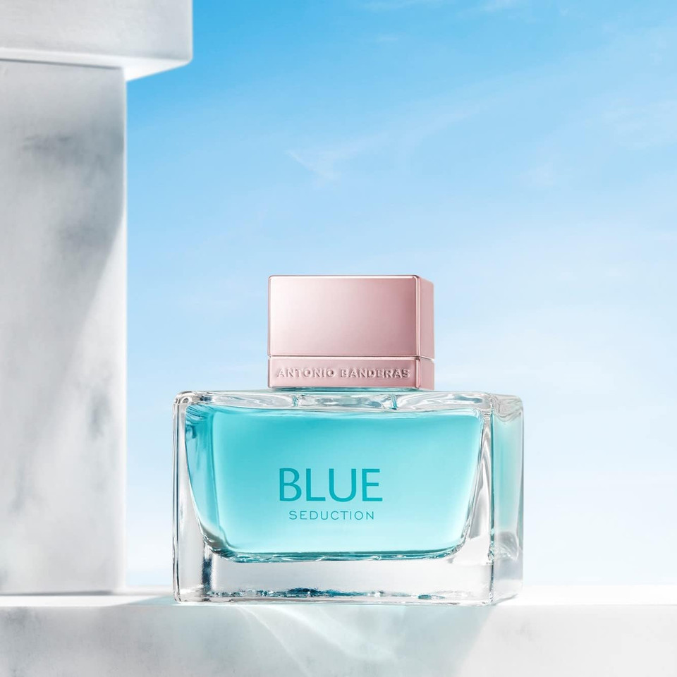 Banderas Perfumes - Blue Seduction Woman - Eau de Toilette for Women - Long Lasting - Fresh, Casual and Femenine Fragance - Floral Aquatic Notes - Ideal for Day Wear - 200 ml