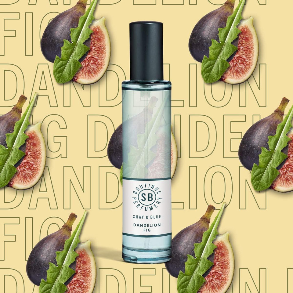SHAY & BLUE Natural Spray Fragrance Dandelion Fig with Lemongrass and Juniper