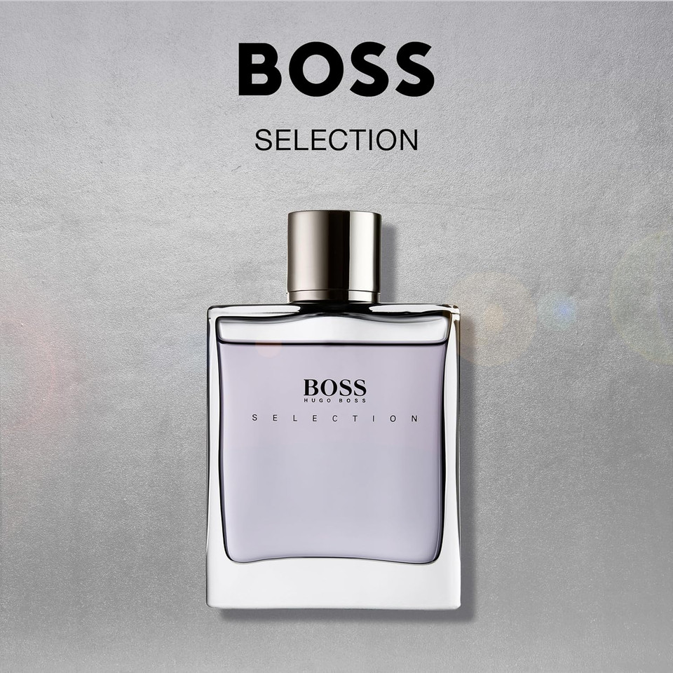 BOSS Selection - Eau de Toilette For Him - Aromatic Fougere Fragrance With Notes Of Fresh Green Accord, Petitgrain, Cedarwood - Medium Longevity - 100ml