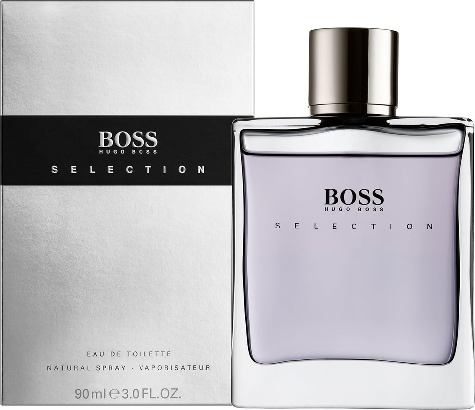 BOSS Selection - Eau de Toilette For Him - Aromatic Fougere Fragrance With Notes Of Fresh Green Accord, Petitgrain, Cedarwood - Medium Longevity - 100ml