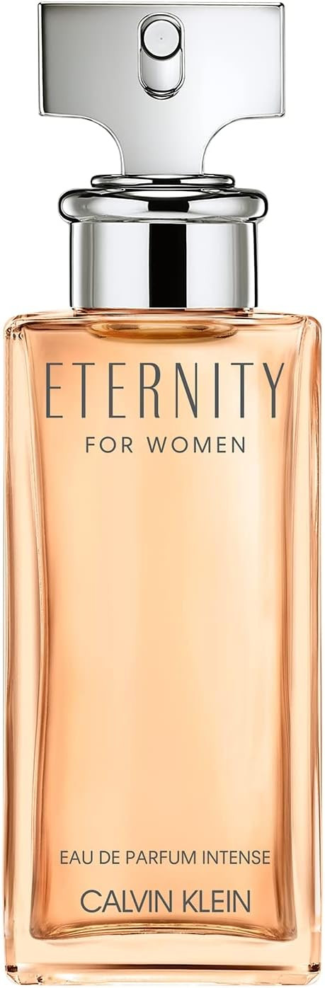 CALVIN KLEIN Eternity, Eau de Parfum Intense for Women, Floral Spicy Fragrance with Notes of Turkish Rose Absolute, Sichuan Pepper and Jasmine Absolute Sambac, High Longevity