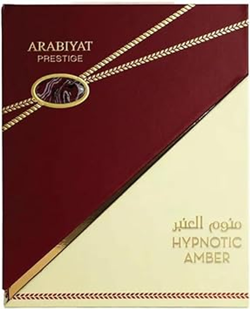 Arabiyat Prestige Hypnotic Amber For Women and Men (Unisex) Eau de Parfum, 100 ml Made in UAE